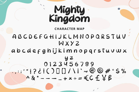Mighty Kingdom - Handwritten Font Font Alpaprana Studio 