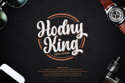 Mighty Sunday Font Hayletter Creative 