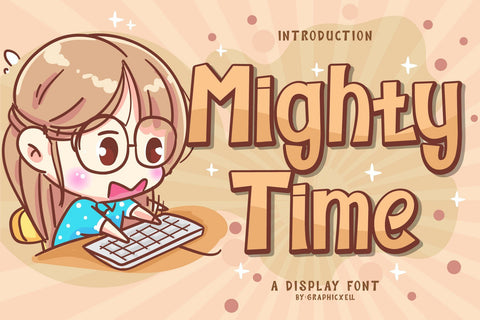 Mighty Time Font Graphicxell 
