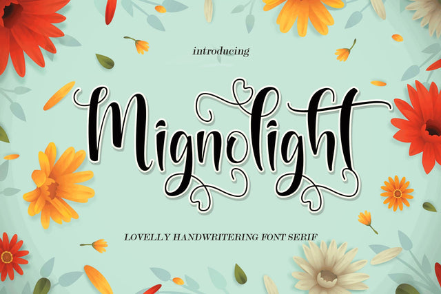 Mignolight Serif Font mahyud creatif 