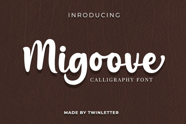 Migoove Font twinletter 