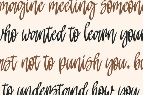Miguelno Carlota Modern Script Font Font Creakokun Studio 