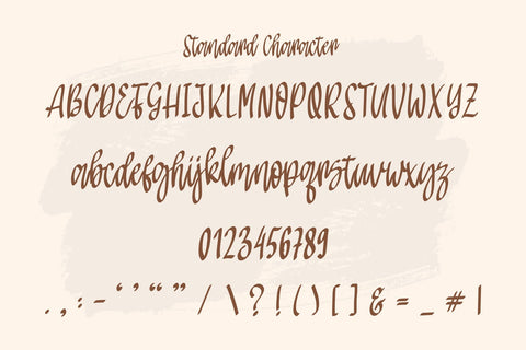 Miguelno Carlota Modern Script Font Font Creakokun Studio 
