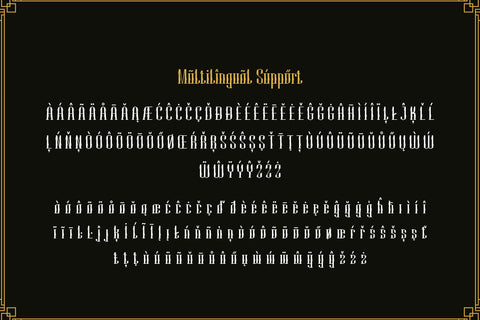 Mihbur | Art Deco Font Font twinletter 