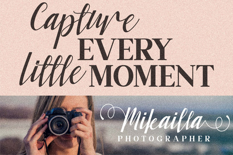 Mikailla Font Letterena Studios 