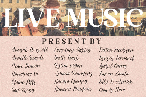 Mikailla Font Letterena Studios 