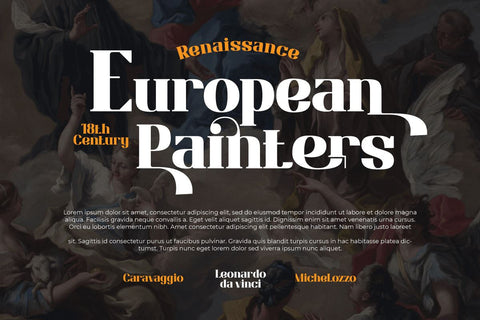 Mikanu | Serif Classic Modernism Font twinletter 