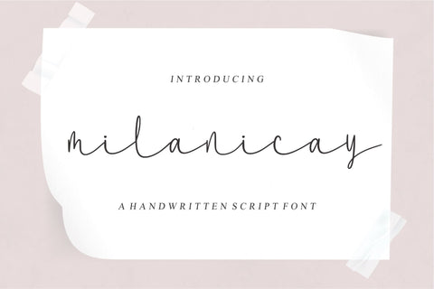 Milanicay Font Qwrtype Foundry 