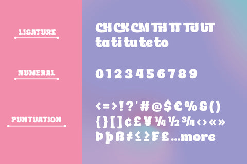 Milayu - Groovy Font Font twinletter 