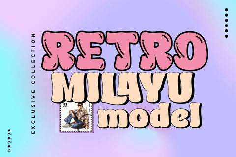 Milayu - Groovy Font Font twinletter 