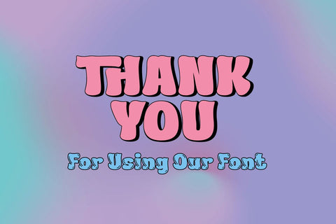 Milayu - Groovy Font Font twinletter 