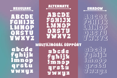 Milayu - Groovy Font Font twinletter 