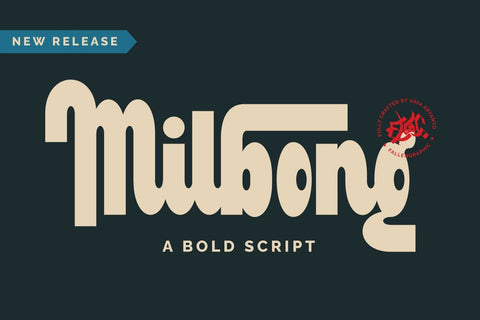 Milbong Font Fallen Graphic Studio 