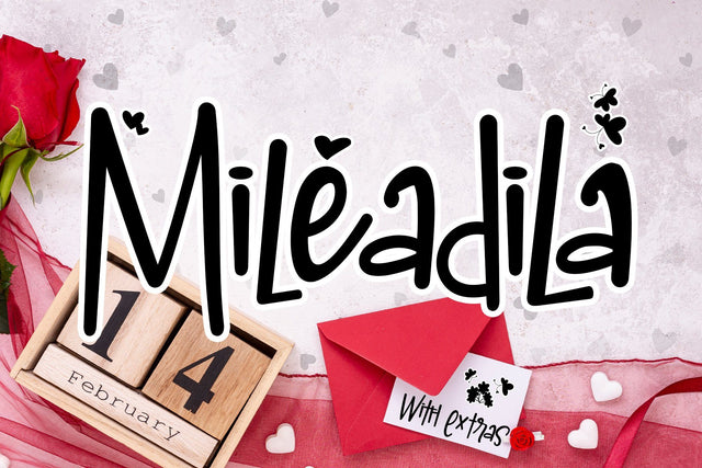 Mileadila Font Letterara