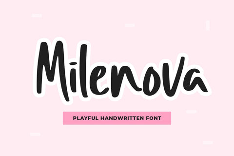 Milenova Font Abo Daniel Studio 
