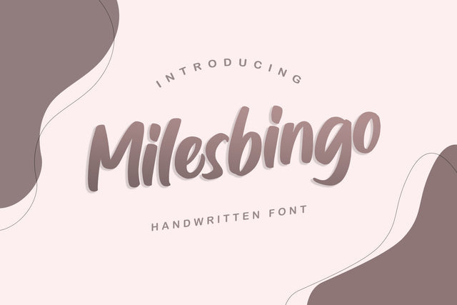 Milesbingo Font Rochart studio 
