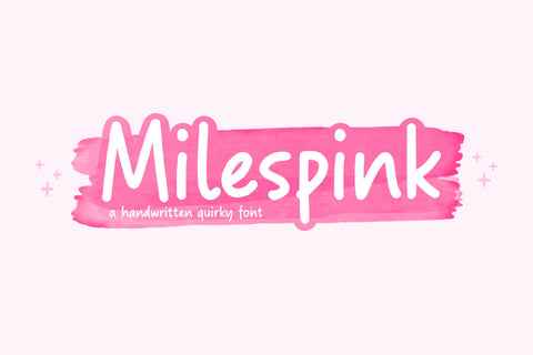 Milespink Font Allouse.Studio 