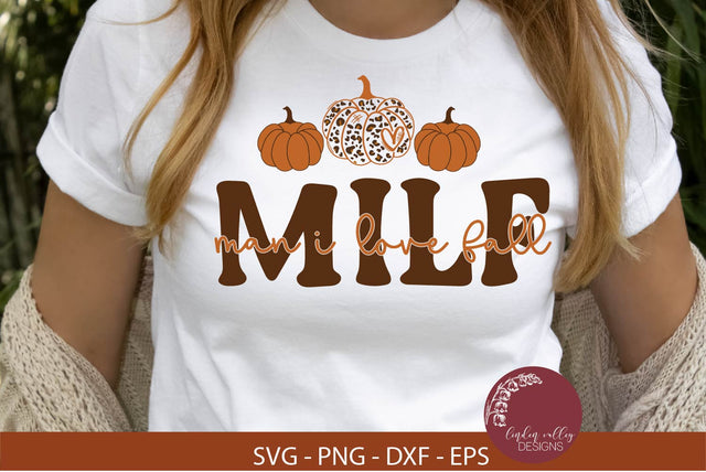 Milf SVG-Love Fall SVG-Autumn SVG SVG Linden Valley Designs 