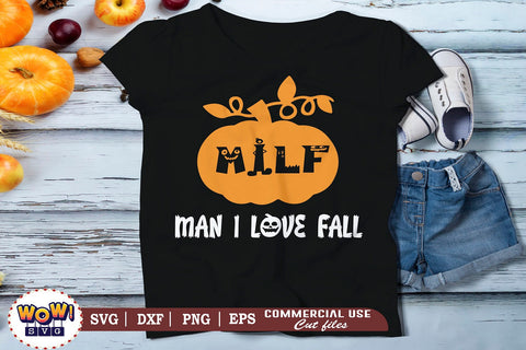 MILF svg, Man I love fall, halloween svg, trick or treat svg, 31st october svg, halloween cricut files, halloween shirt svg, halloween svg files, halloween horror svg SVG Wowsvgstudio 