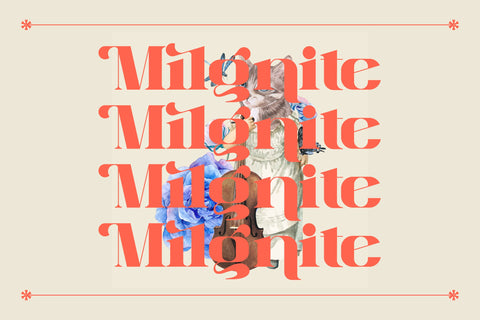 Milgnite Typeface Font Storytype Studio 