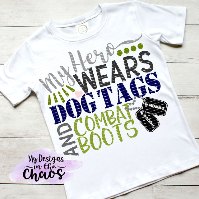 Military Child SVG Design | My Hero Cutting File | Kid SVG SVG My Designs in the Chaos 