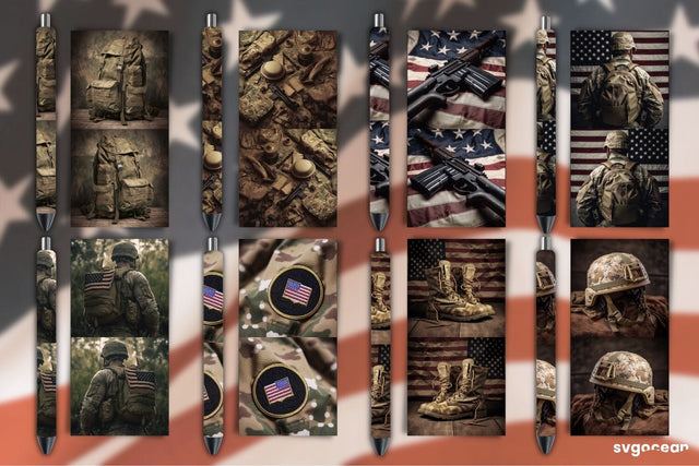 Military Pen Wraps Bundle | Sublimation SVG SvgOcean 