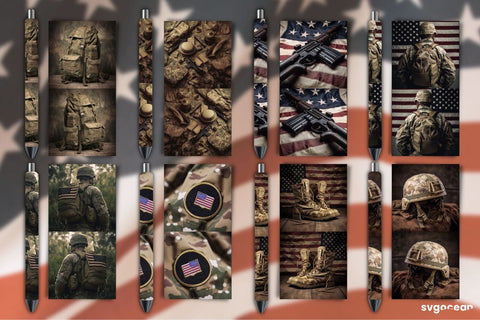 Military Pen Wraps Bundle | Sublimation SVG SvgOcean 
