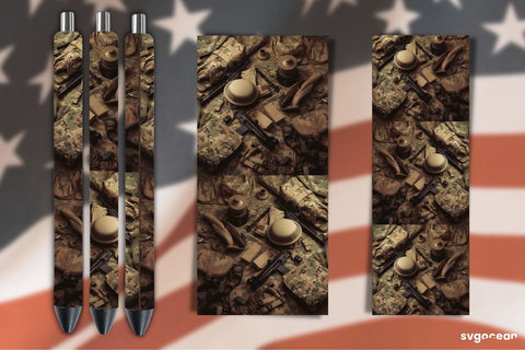 Military Pen Wraps Bundle | Sublimation SVG SvgOcean 