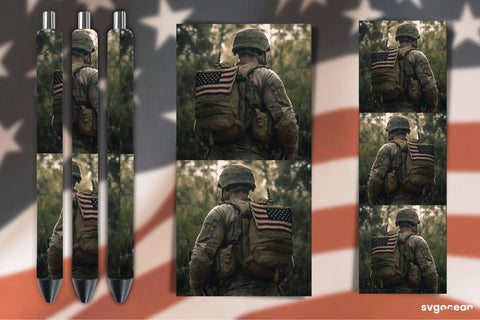 Military Pen Wraps Bundle | Sublimation SVG SvgOcean 