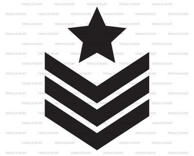 Military Rank Insignia SVG TribaliumArtSF 