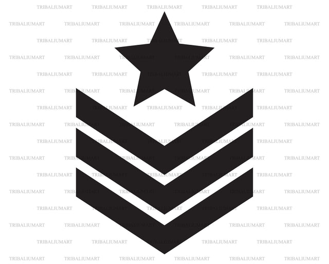 Military Rank Insignia SVG TribaliumArtSF 