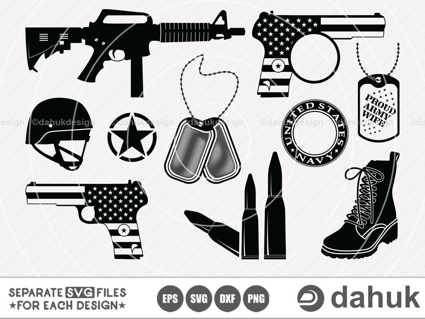 military silohuettes clipart