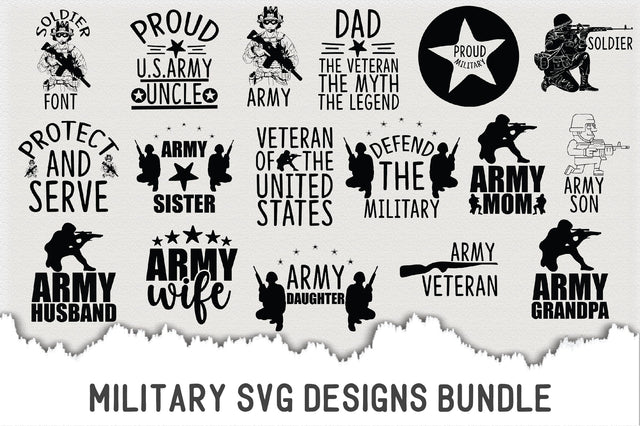 Military SVG Design Bundle SVG Creativeart88 