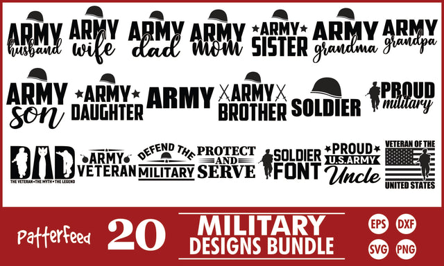 Military SVG Designs Bundle SVG PatternFeed8 