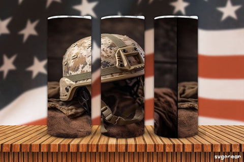 Military Tumbler Wrap | 20 oz | Sublimation SVG SvgOcean 