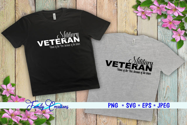 Military Veteran SVG Family Creations 