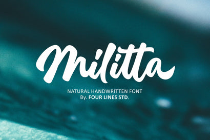 Militta Font Four Lines Std. 