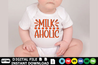Milk Aholic SVG Shahin alam 