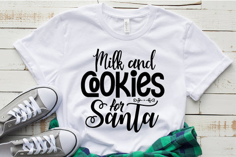 Milk and Cookies for Santa SVG nirmal108roy 