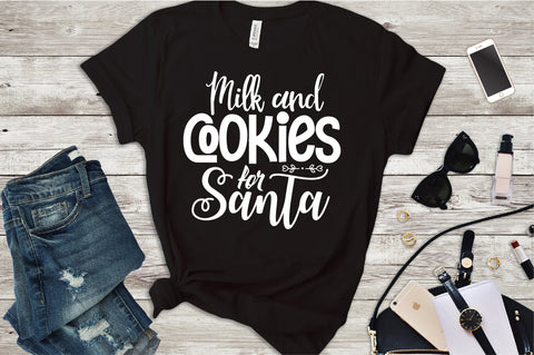 Milk and Cookies for Santa SVG nirmal108roy 
