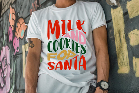Milk and Cookies for Santa SVG nirmal108roy 