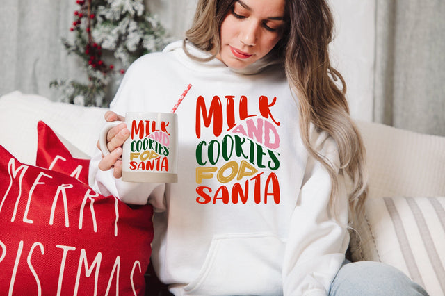 Milk and Cookies for Santa SVG nirmal108roy 