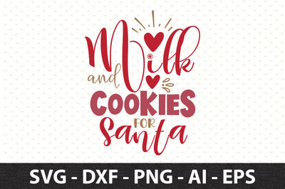 milk and cookies for santa svg SVG orpitasn 