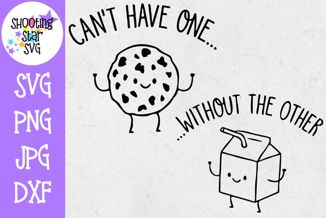 Milk and Cookies - Twin Bodysuit SVG SVG ShootingStarSVG 