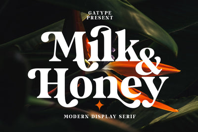 Milk and Honey Font gatype 