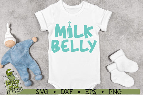 Milk Belly Baby SVG File SVG Crunchy Pickle 