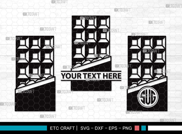 Milk Chocolate Monogram SVG Cut File | Milk Chocolate Bar Svg | Chocolate Svg | Dark Milk Chocolate | Milk Chocolate Clipart SVG ETC Craft 