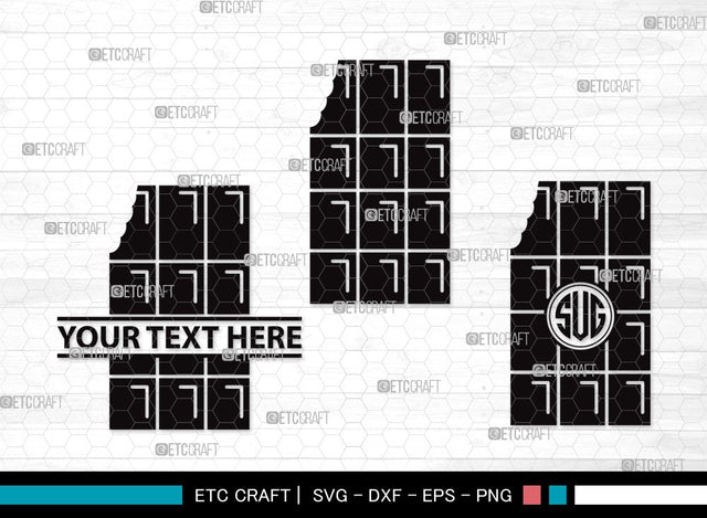 Milk Chocolate Monogram SVG Cut File | Milk Chocolate Bar Svg | Chocolate Svg | Dark Milk Chocolate | Milk Chocolate Clipart SVG ETC Craft 