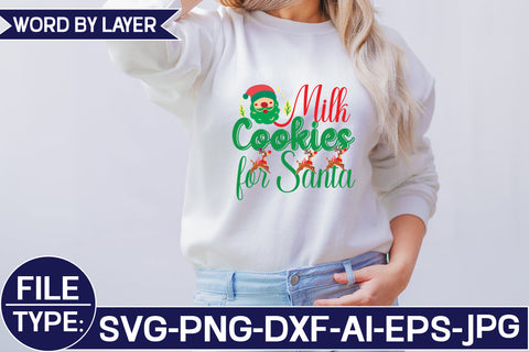 Milk Cookies for Santa SVG Cut File SVG Studio Innate 