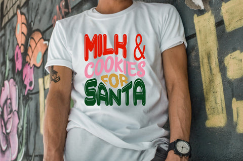Milk & Cookies for Santa SVG nirmal108roy 